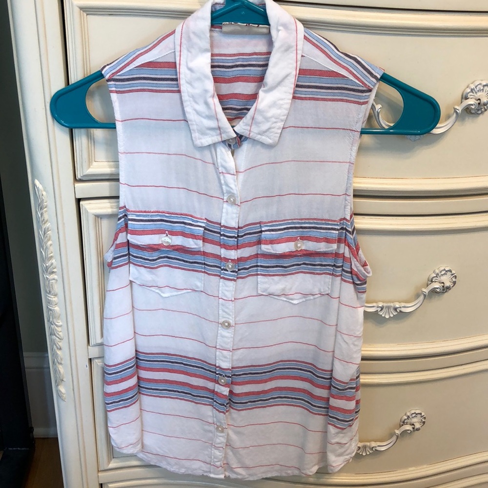 Stripped summer tank top